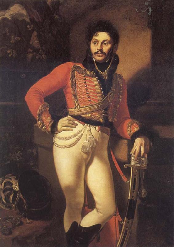 Kiprensky, Orest Portrait of Yevgraf Davydov,Colonel of The Life-Guards oil painting image